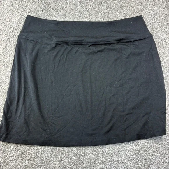 Woolx Monroe Merino Wool Skirt Black Size 2X Active Hiking Skirt Activewear - Picture 3 of 6